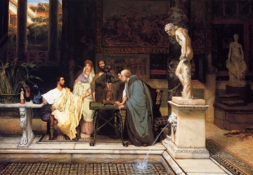 A Roman Art Lover2 Romantic Sir Lawrence Alma Tadema Oil Paintings